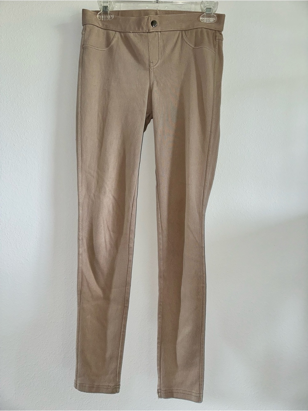 Classic Tan Women's leggings SimplyVera Vera Wang size S full length
